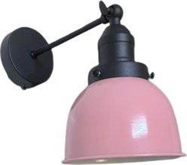 Rsylight Retro Metal Dekoratif Rustik Pembe Mafsallı Duvar Aplik - Image 1
