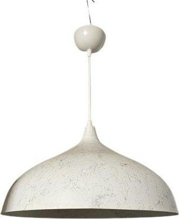  Rsylight Retro Beyaz Mermer Desenli Dekoratif Tekli Rustik Metal Sarkıt Avize 43 Cm - Image 1