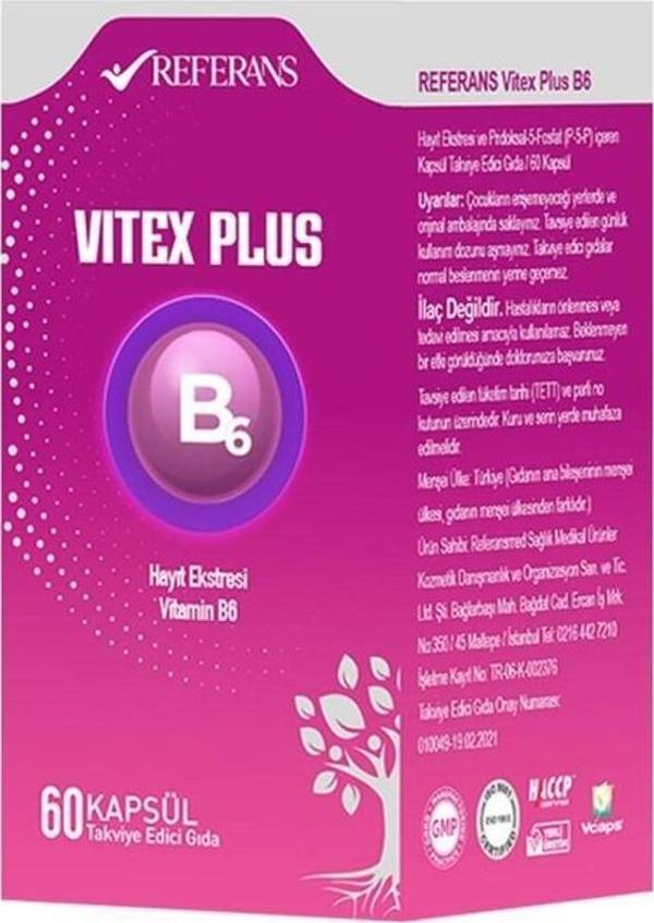 Referans Nutra Vitex Plus B6 60 Kapsül - Image 1