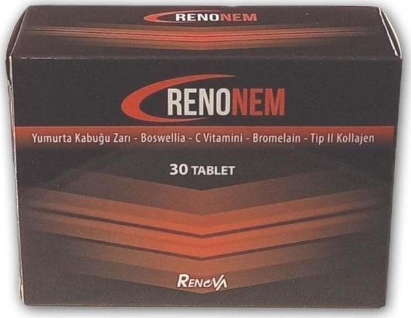 Renova Renonem Yumurta Kabuğu Zarı 30 Tablet - Image 1