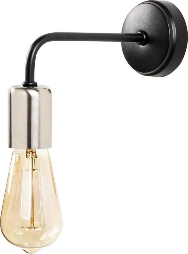 Rys Retro Metal Krom Siyah Dekoratif Modern Duvar Aplik - Image 1