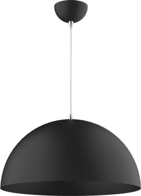 Rys Retro Metal Dekoratif Tekli Siyah içi Siyah Tekli Sarkıt Çap:40 cm - Image 1