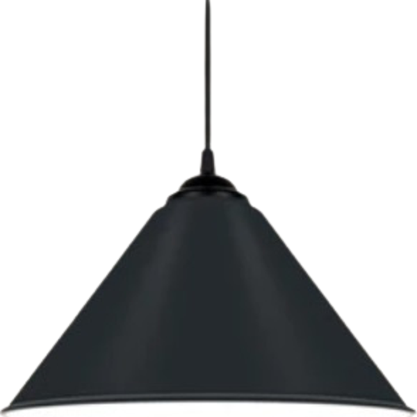 Rys Retro Metal Dekoratif Rustik Kafe Mutfak Aydınlatma Siyah Tekli Sarkıt Avize Çap:30 Cm - Image 1