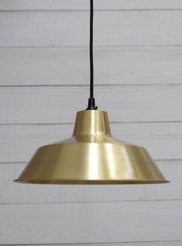 Rsylight Retro Metal Gold Tekli Metal Sarkıt Avize Çap:35 cm  - Image 1