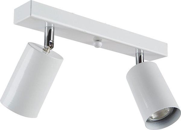 Rsylight Metal Dekoratif Mafsallı Modern Beyaz 2Li Spot Avize Beyaz Ampullü  - Image 1