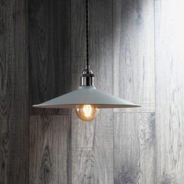 Rsylight Retro Metal Rustik Dekoratif Tekli Beyaz Sarkıt Avize - Image 1