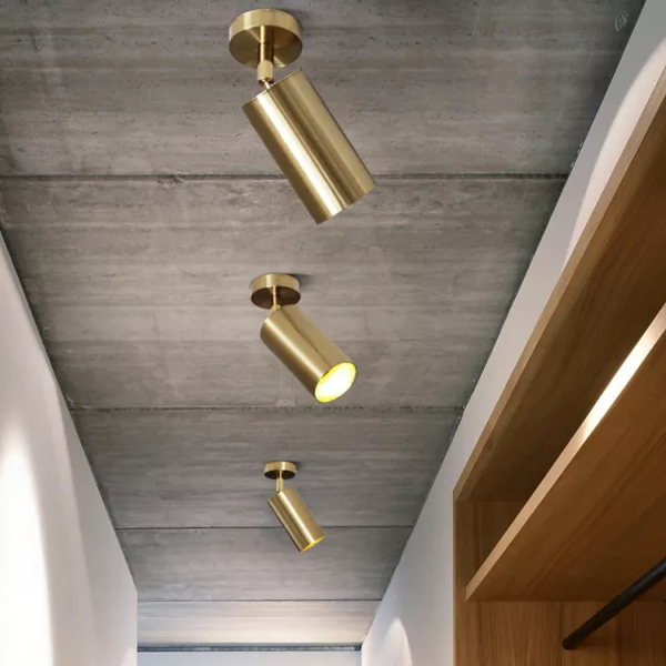Rsylight Metal Mafsallı Eskitme Spot Armatür Günışığı Led Ampullü - Image 1