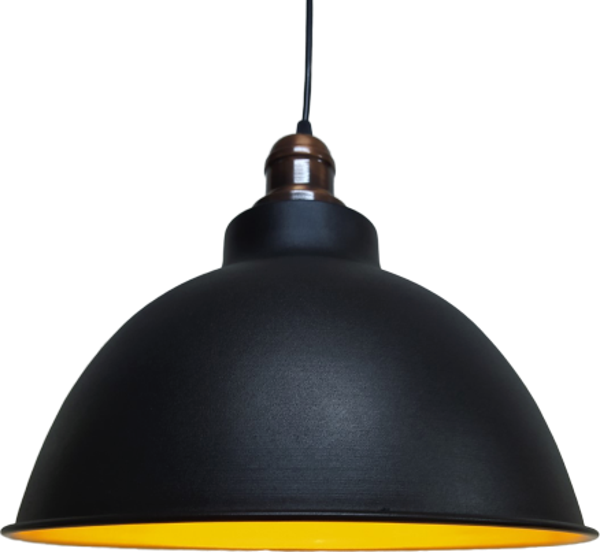 Metal Siyah Bakır Duylu Retro Dekoratif Kafe Mutfak Sarkıt Avize - Image 1