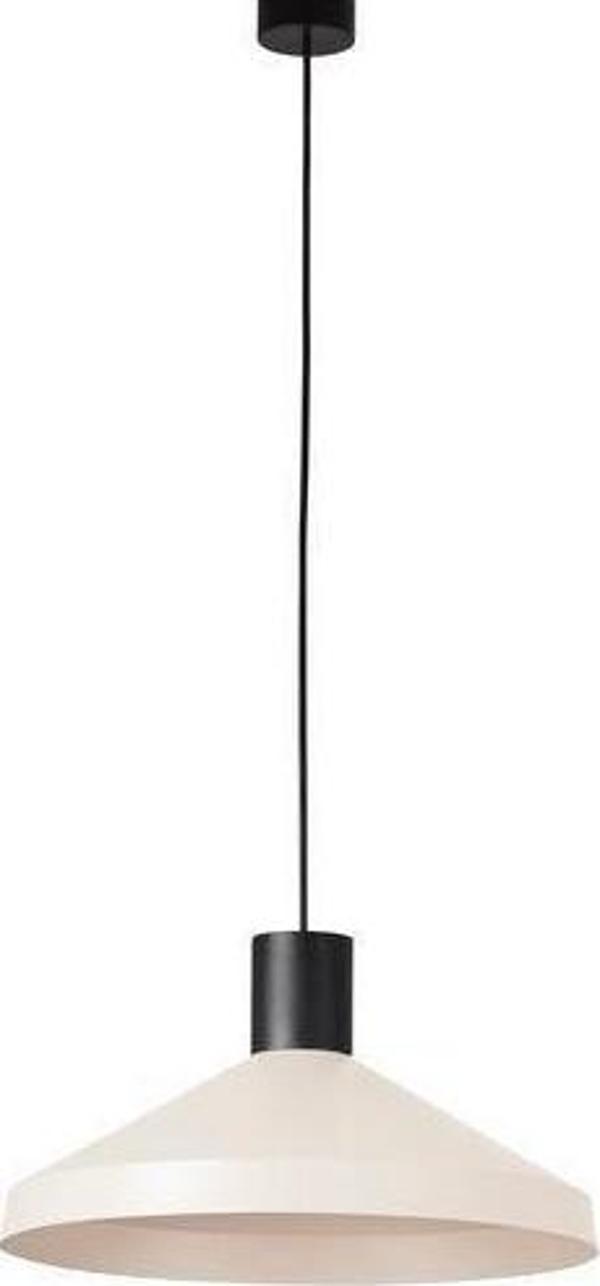 Rsylight Retro Metal Rustik Dekoratif Beyaz Tekli Sarkıt Avize çap:25 cm - Image 1