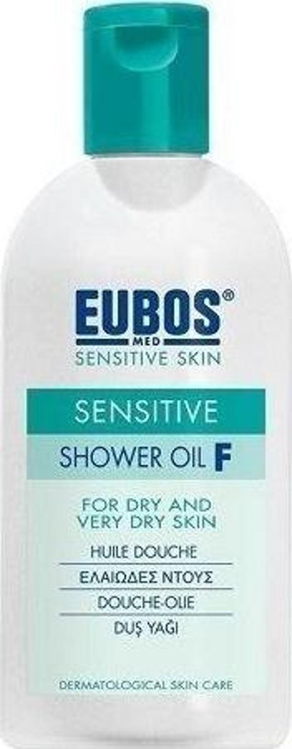 Eubos Sensitive Shower Oil F - Hassas Duş Yağı 200ml - Image 1