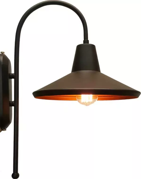 Rsylight Retro Metal Rustik Dekoratif Baston Kol Duvar Aplik  - Image 1