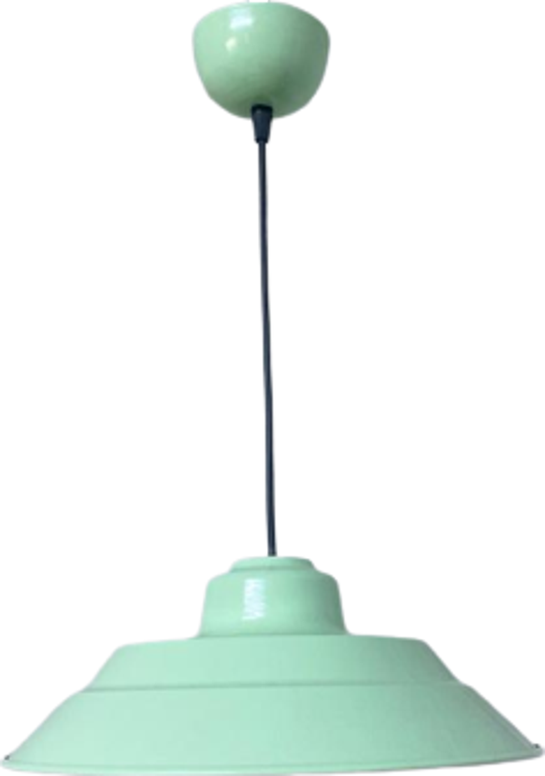 Rsylight Retro Metal Rustik Dekoratif Mint Yeşili Tekli Sarkıt Avize çap:29 cm - Image 1