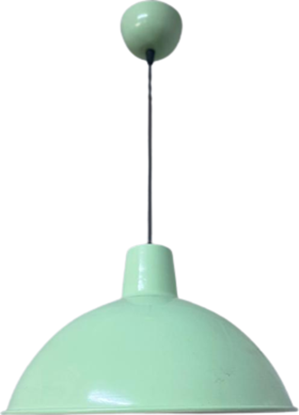 Rsylight Retro Metal Rustik Dekoratif Mint Yeşili Tekli Sarkıt Avize çap:31 cm - Image 1