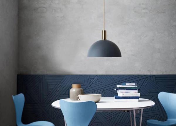 Dylight Retro Antrasit Metal Dekoratif Tekli Kafe Mutfak Aydınlatma Avize Çap:40 cm - Image 1