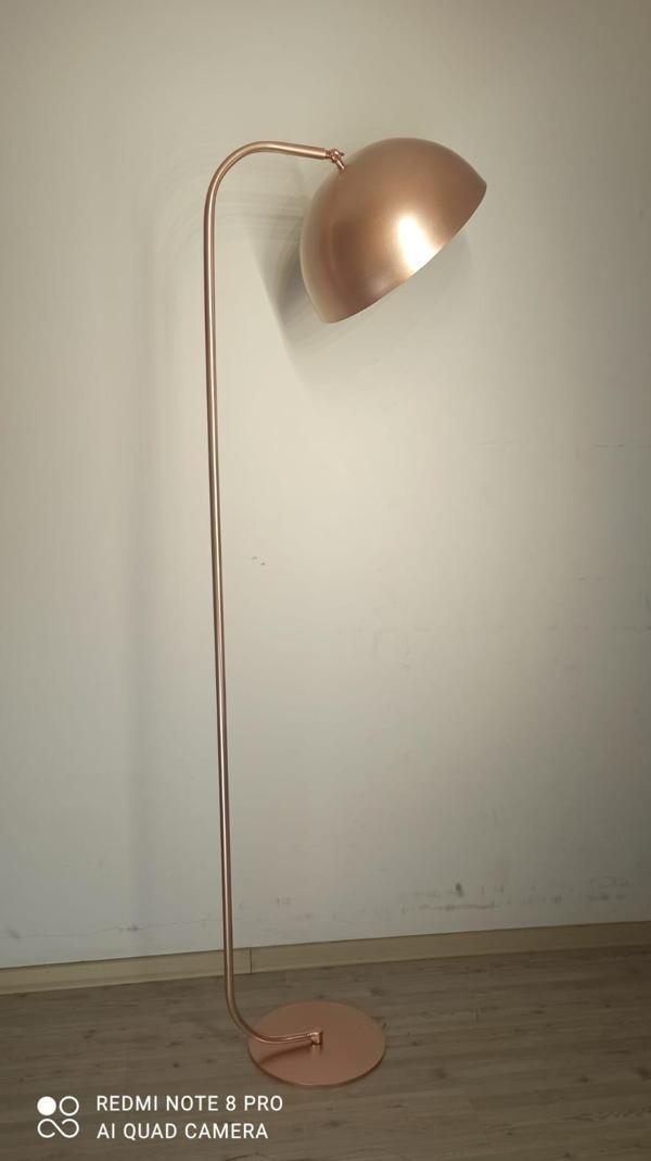 Dylight Retro Metal Dekoratif Rustik Mafsallı Bakır Rustik Köşe Lambası Başlık Çap:40 cm - Image 1