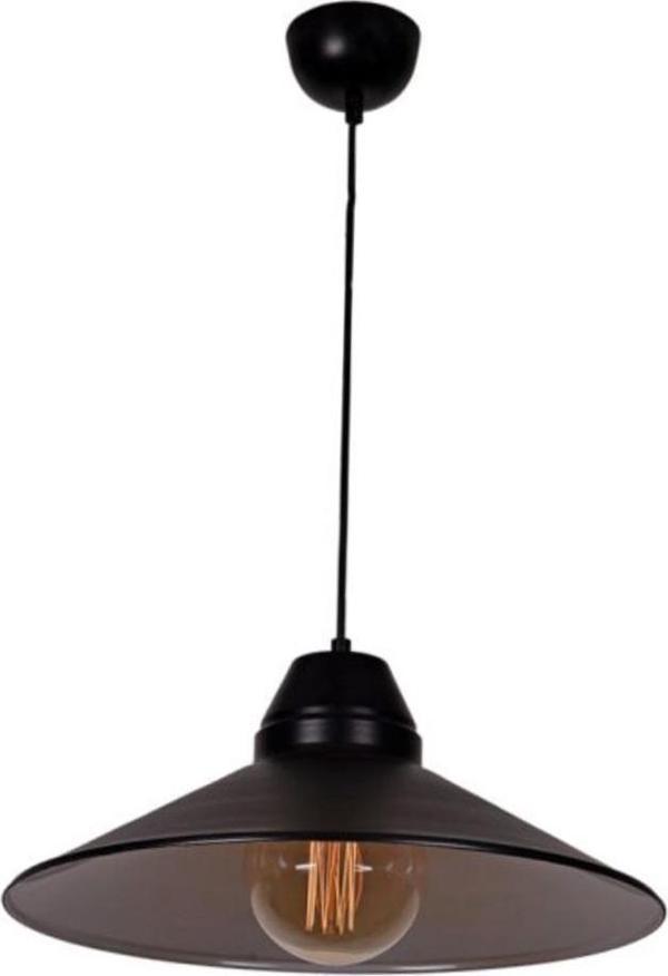 Retro Rustik Siyah Içi Beyaz Betal Sarkıt Avize - Image 1