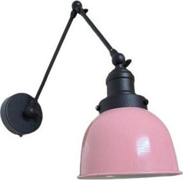 Dylight Retro Metal Dekoratif Akrobatik Rustik Pembe Mafsallı Duvar Aplik - Image 1