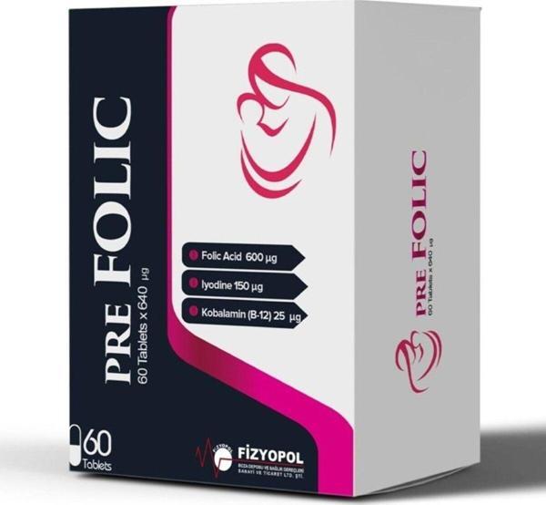 Fizyopol Pre Folic Tablet 60 - Image 1