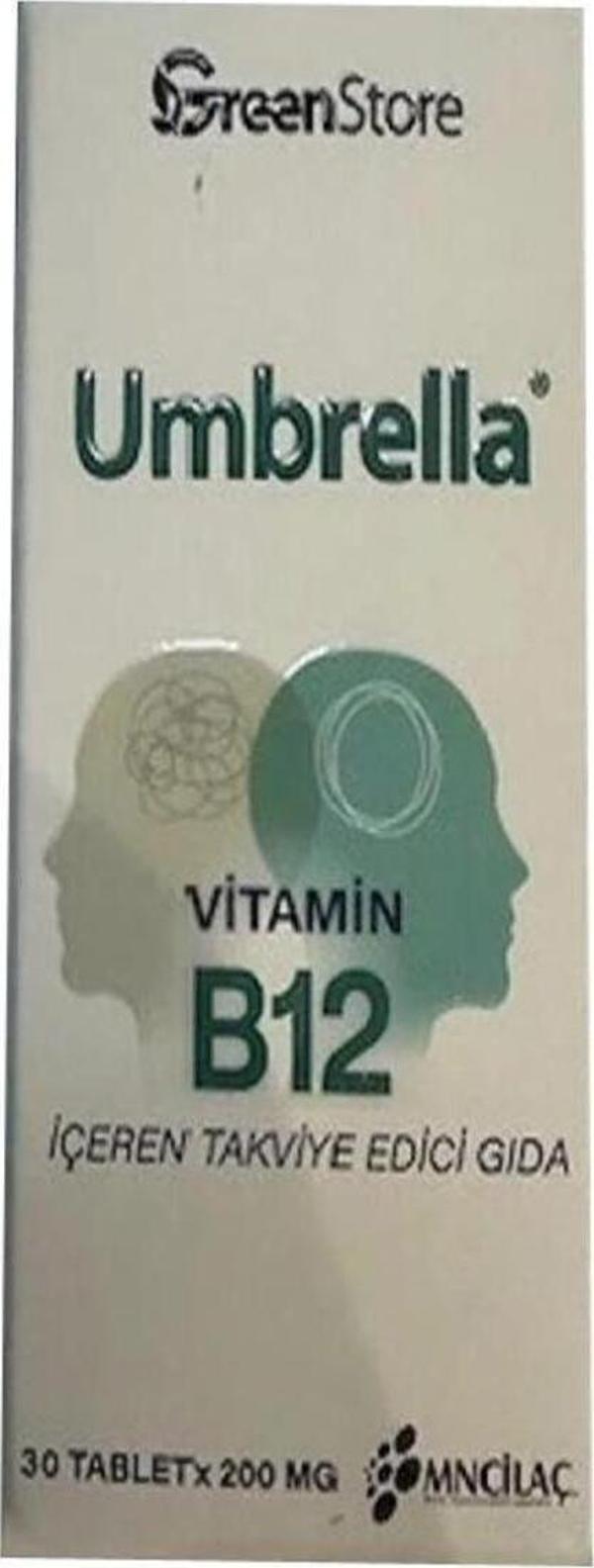 Fizyopol Umbrella Vitamin B12 30 Tablet - Image 1