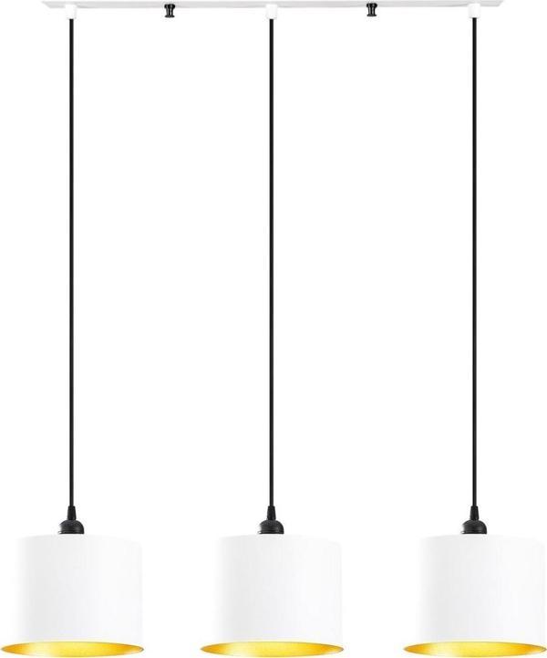 Retro Metal Rustik Dekoratif 3 Lü Masa Üstü Sıralı Sarkıt Avize Genişlik 60 cm - Image 1