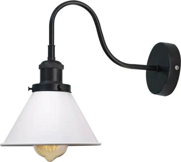 Rsylight Retro Siyah Beyaz Metal Modern Dekoratif Rustik Aplik  - Image 1