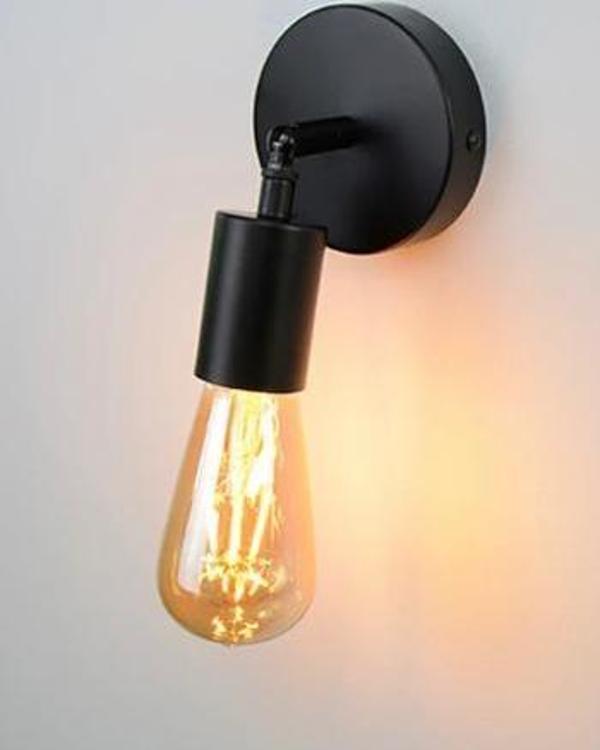 Rsylight Retro Siyah Metal 180 Derece Mafsallı Dekoratif Rustik Aplik  - Image 1