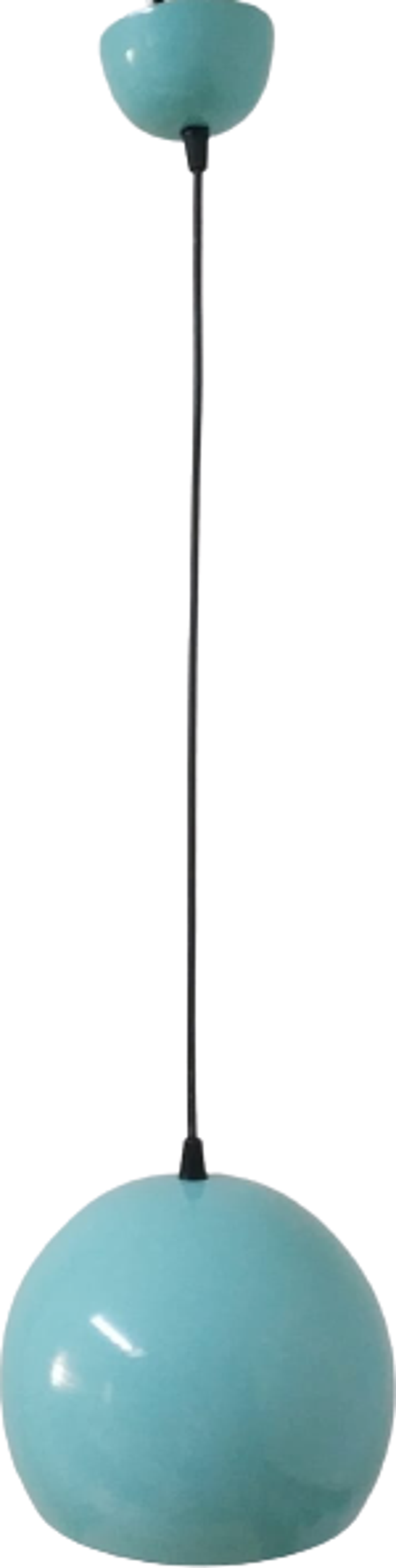 Dylight Retro Mavi Dekoratif Tekli Sarkıt Avize - Image 1