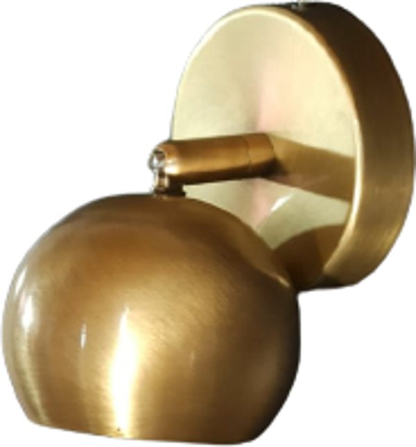 Rsylight Metal Mafsallı Eskitme Spot 180 Derece Armatür  Aplik Beyaz Led Ampullü - Image 1
