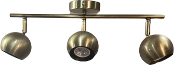 Rsylight Metal Modern 3 LÜ Eskitme Kaplama 180 Derece Mafsallı Led Spot Avize Günışığı Ampullü - Image 1