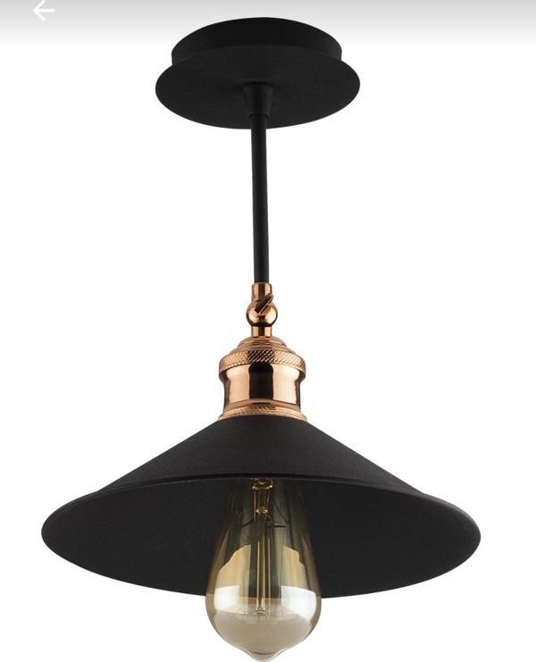 Retro Metal Sarkıt Avize Rustik Bakır Mafsallı  Sarkıt - Image 1