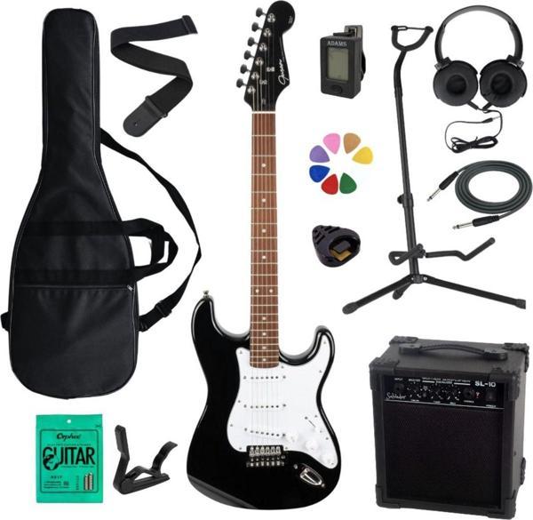 Guson Sss Siyah Elektro Gitar Amfi Kulaklık Full Set - Image 1