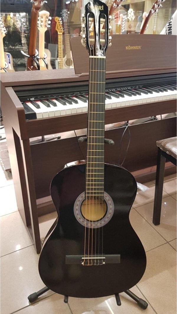 Bando Müzik Aletleri Ohri Klasik Gitar 4 4 Tam Boy Kılıf+Pena - Image 1