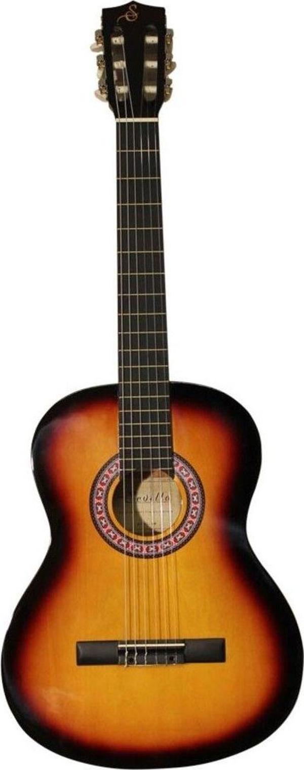 Sevilla Klasik Öğrenci Gitarı Pedsiz Kılıf Hediyeli 4/4 - Image 1