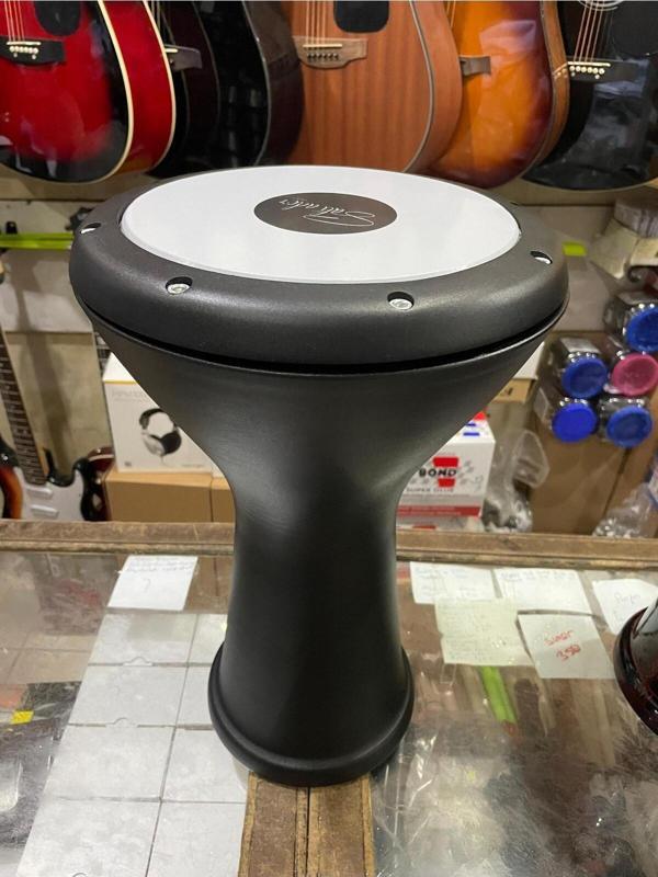 Salvador Profesyonel Döküm Darbuka Büyük Boy Mısır Çömlek Darbuka Mat Siyah - Image 1