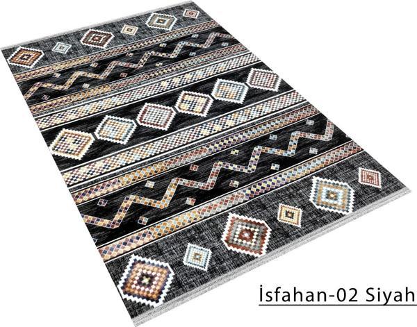 Decoser İsfahan Koleksiyonu Dokuma Halı IS0002 Siyah - Image 1