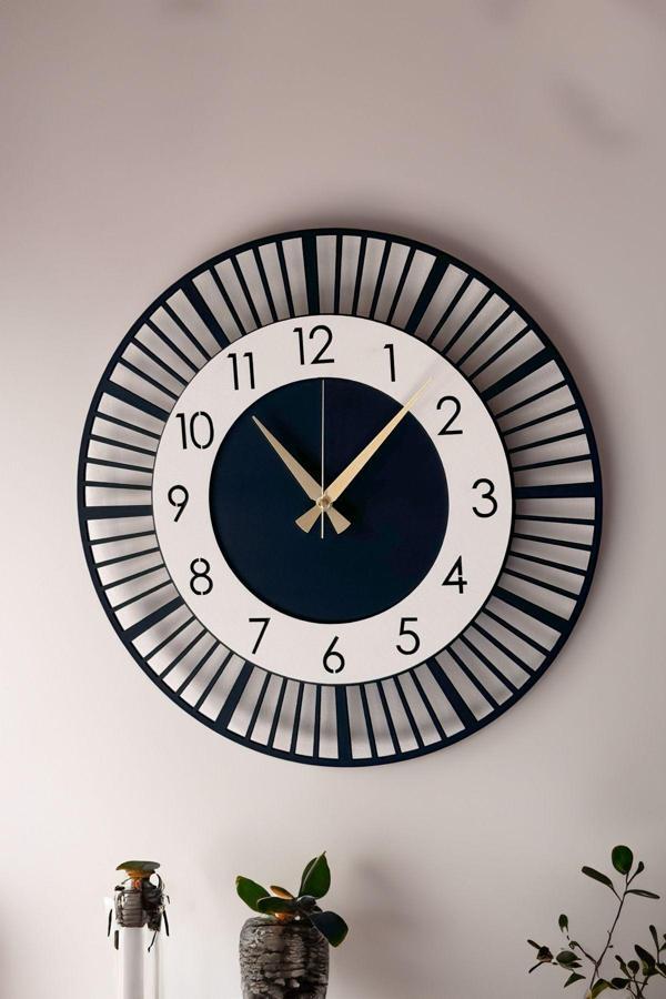 Lupokraft Dekoratif Yeni Modern Nunki Ahşap Duvar Saati 48 cm - Image 1