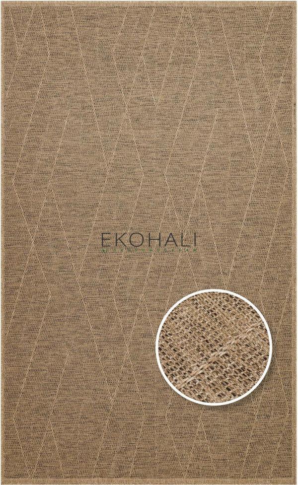 Salda Koleksiyonu iç ve Dış Mekan Kullanımına Uygun Jüt Görünümlü Yumuşak Dokulu Sisal Kilim SLD 03 Natural - Image 1