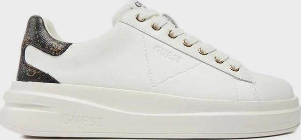 Guess Kadın Beyaz Elbina Deri Sneaker - Image 1