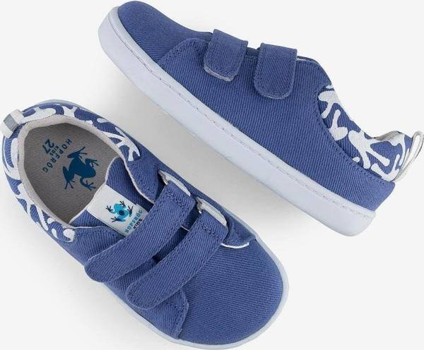 Hopfrög Smart Walker Recycled Canvas Eco Menekşe Barefoot Çocuk Ayakkabı - Image 1