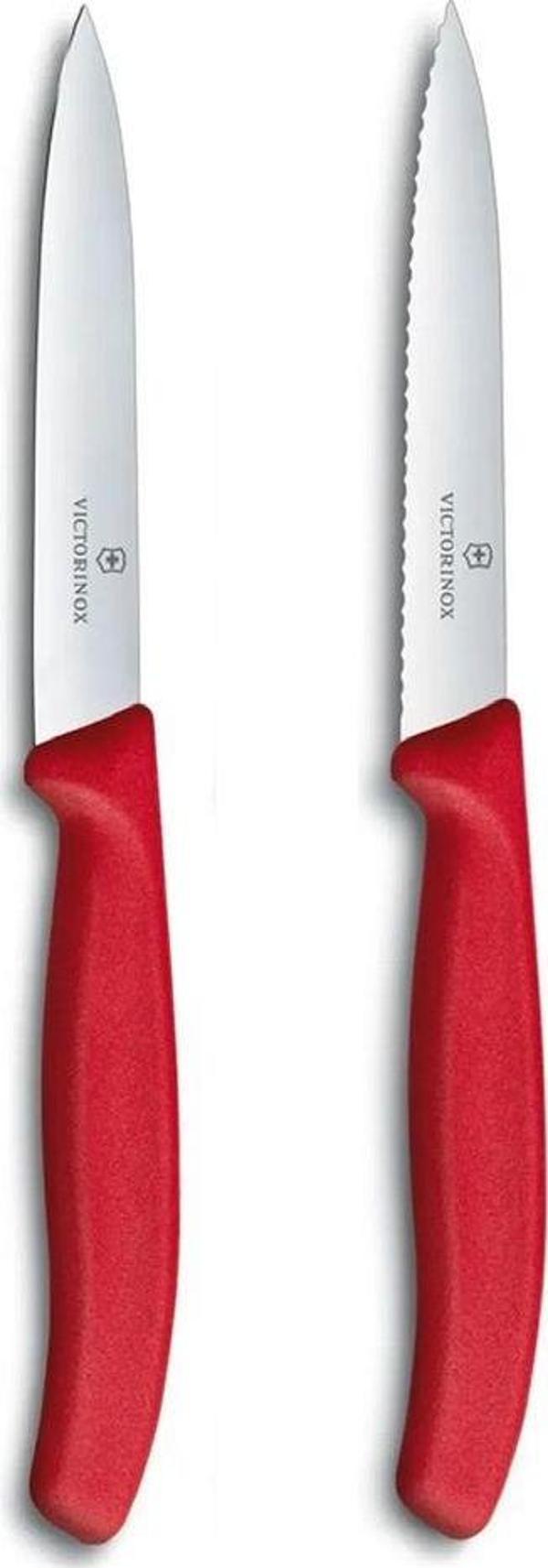 Kırmızı Bıçak Seti 2 Li 10 Cm - Image 1