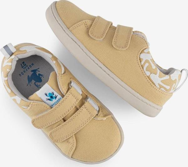 Hopfrög Smart Walker Recycled Canvas Eco Sarı Barefoot Çocuk Ayakkabı - Image 1