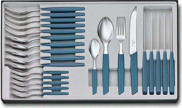 Victorinox 6.9096.11w2.24 Swiss Modern Mavi Masa Seti, 24 Parça - Image 1
