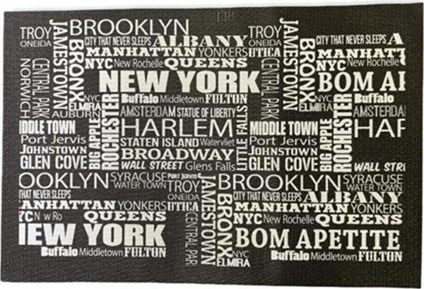 Klt  Amerikan Servis 6 lı - 30x45 Cm -  Harlem Kahverengi - Image 1