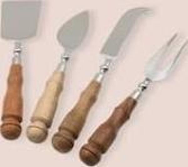 THE MİA WOODY PEYNİR SERVİS TAKIMI 4 PARÇA  - Image 1