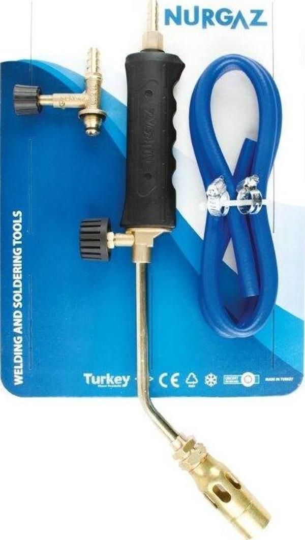 PROPAN TAV VE KAYNAK SETİ 28 MM BAŞLIKLI HORTUM KELEPÇE MUSLUK DAHİL - Image 1