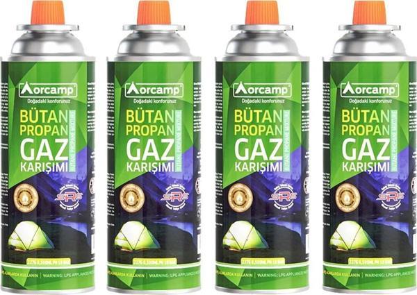 Orcamp 227 Gram Gaz Kartuşu 4 lü Set - Image 1