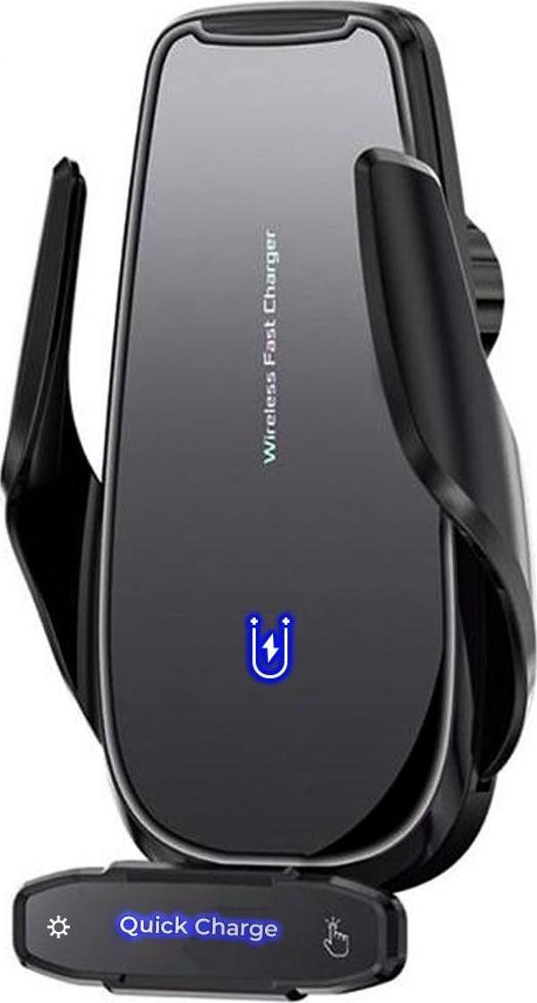 Winex Q9 15W Sensörlü Araç İçi Kablosuz Hızlı Şarj Aleti ve Telefon Tutucu - Image 1