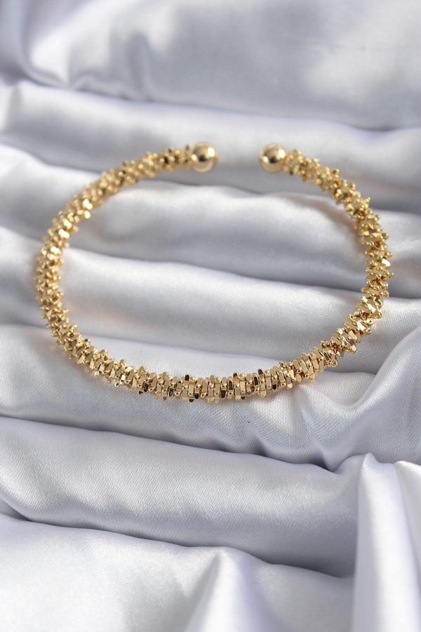 316L Çelik Gold Renk Kadın Bileklik - Image 1