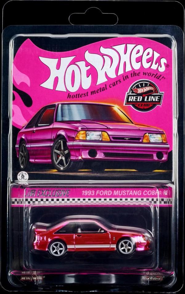 HotWheels RLC 1993 Ford Mustang Cobra R - Image 1