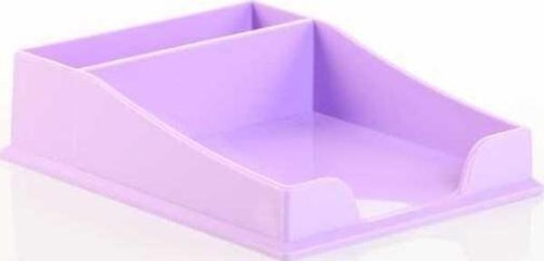 Küp Notluk Kartvizitlikli Masaüstü Organizer Mor 3.5X7.5X10.5Cm Kp203 - Image 1